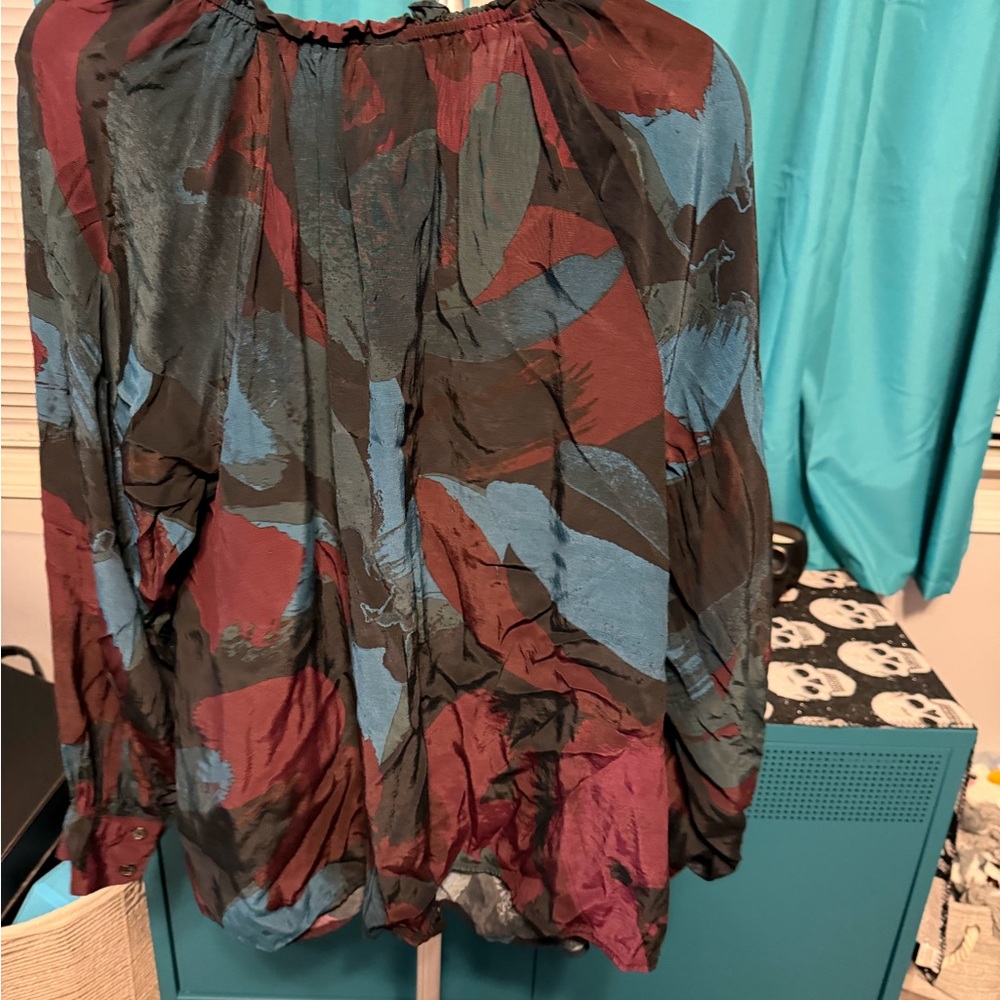 EUC 1x Ava and Viv Women's Multicolor Blouse - Picture 4 of 6